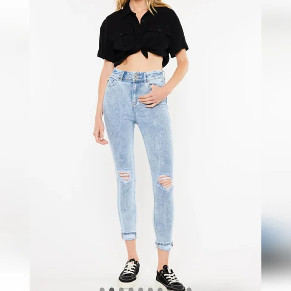 Kancan Kendall High Rise Ankle Skinny Jeans sz 11/29 - Picture 2 of 16